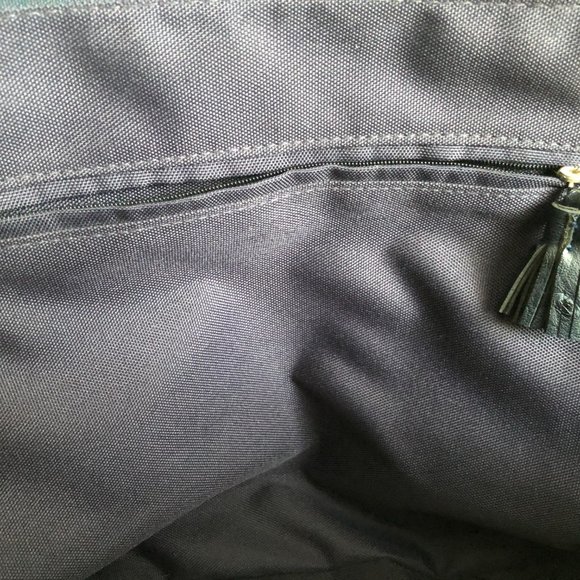 Toss Designs Navy Faux Leather Handbag - Picture 9 of 9